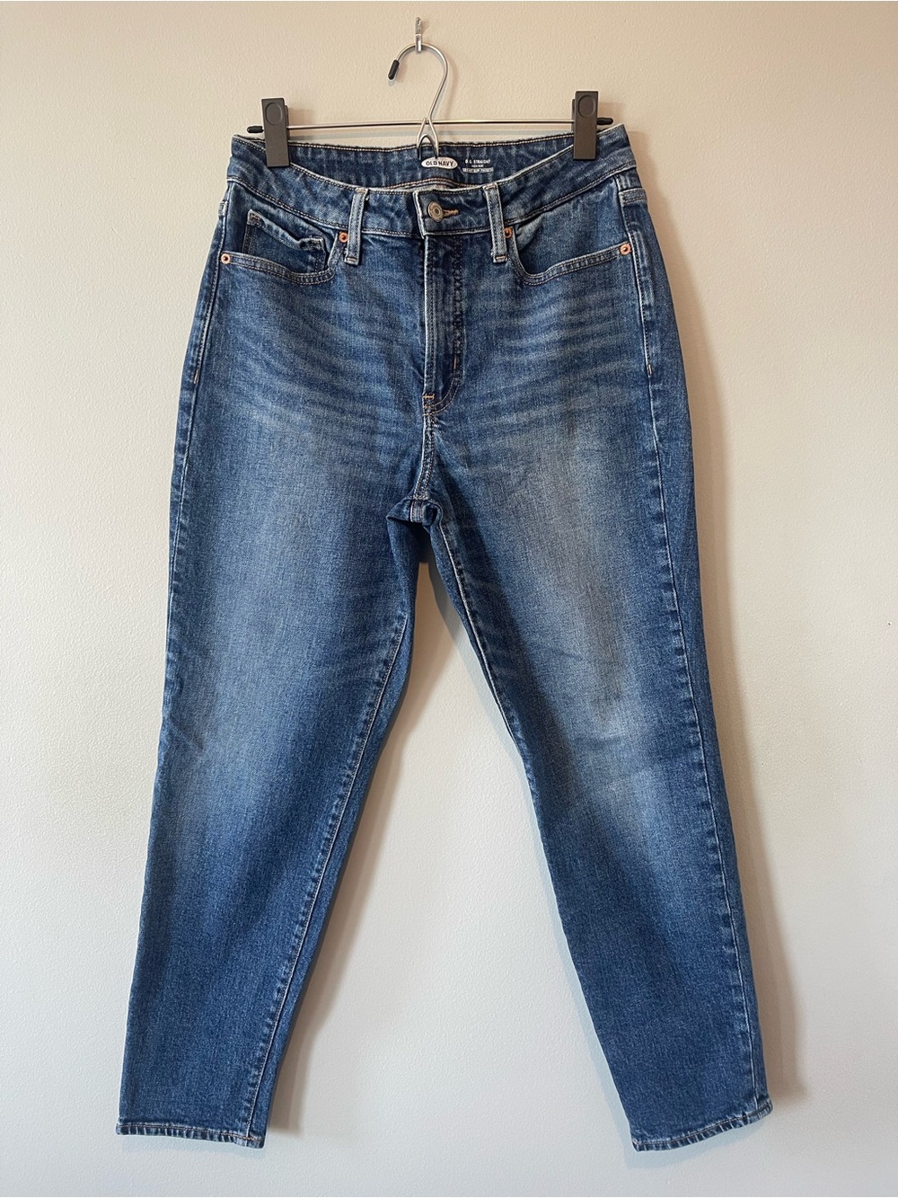 Old Navy Blue Denim O.G. Straight High Rise Jeans